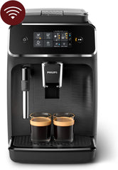 Philips Series 2200 Espresso Machine - Coffee Bean - LatteGo Milk Frother, 3 Coffee Specialties, Intuitive Touch Screen, Glossy Black (EP2231/40)