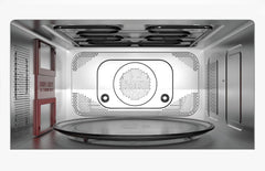 Whirlpool MWSC 9133 SB Supreme Chef Combination Microwave with Grill + Steam, 33 Litres, Technology 6th Sense, Turntable