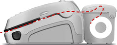 CASO VC300 Vacuum Sealer 8x Longer Freshness, Double Welding, Adjustable Vacuum Thickness, with Film Box, Cutter, 2 Rolls of Professional Film, Flexible