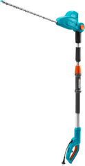 Taille-haies sur perche THS 500/48 sans batterie de Gardena : taille-haies 500 W, 3,5 m de portée, tête inclinable et manche télescopique, lame de 48 cm, butée de protection (8883-20)