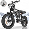 Electric Bike for Adults 20" Fat Tire, Max 32MPH Ebike, 1500W Peak E - Mountain Bike 48V 15ah UL2849