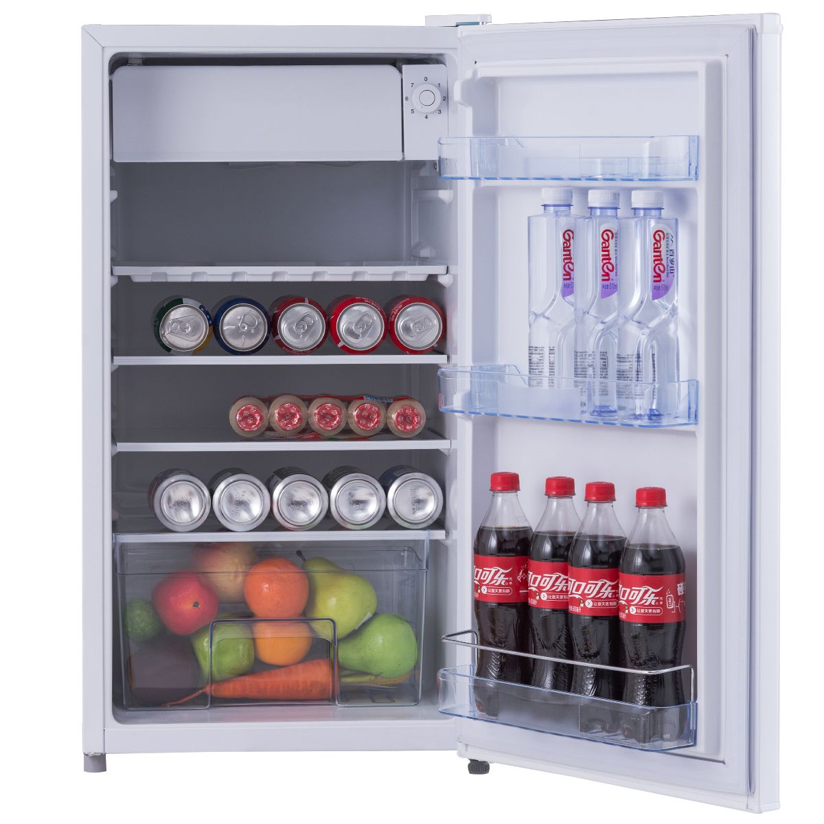 Frigo Combin Mini Rfrigrateur 91 Liters Mini-frigo Classe Energtique F Economies d橢nergie 49 x 45 x 84 cm Blanc -