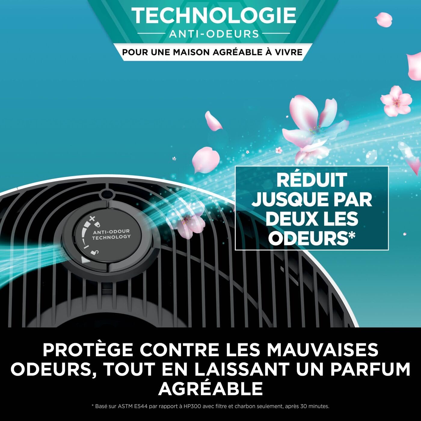 Shark NeverChange jusqu'à 5 ans Purificateur d'air MAX intérieur, Couvre 130m², Filtre HEPA 5 ans, Capture 99,97% allergènes, Mode automatique, Silencieux, LED, Blanc HP300EU