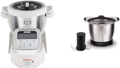 Moulinex i-Companion XL Edition Pâtisserie, 1550 W, Recettes illimitées, Température entre 30° et 150°, Capacité utile 3 L (10 pers), 12 accessoires dont 6 de pâtisserie, Fabriqué en France HF90E700