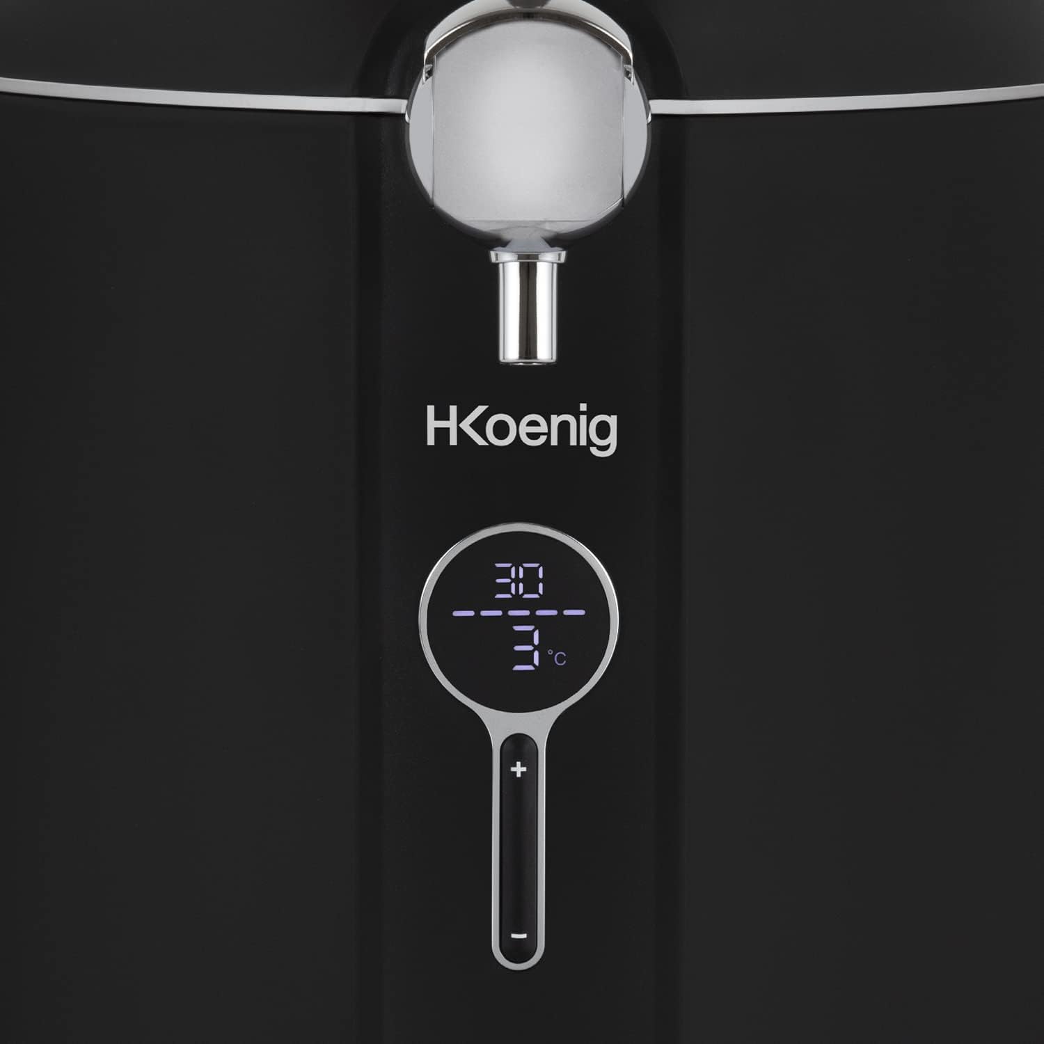 H.Koenig Tireuse à Bière compatible tous Fûts Universels Pressurisés de 5L Inox BW1778, Machine, Pompe, Pression domestique, Professionnelle, Universelle, Refroidissement intégré 4°C