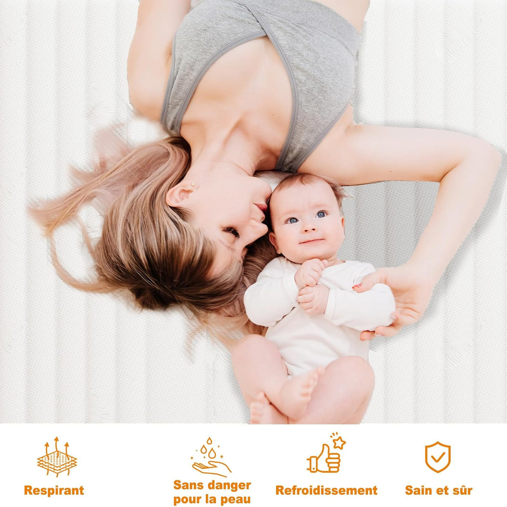 MOLPHIT Oeko-TEX Certified Mattress 90 x 190 cm, Thickness 25 cm, Independent Pocket Sprung Mattress, Adult and Children's Bed Mattress, Single Mattress, Perfect Support, Durable and Quiet