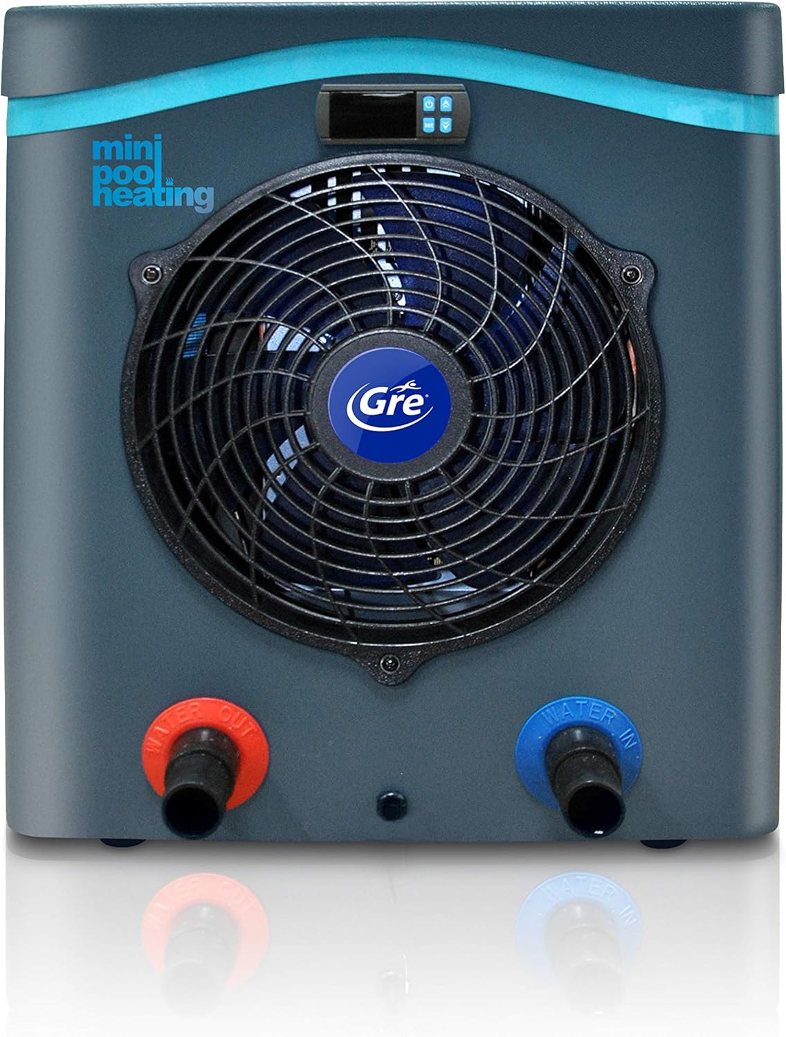 HPM40 HPM40-Mini Pompe à Chaleur pour Piscine Hors Sol jusqu'à 40 m3,Noir -