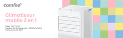 COMFEE Eco Friendly Pro | Climatiseur Mobile 10000 BTU A+