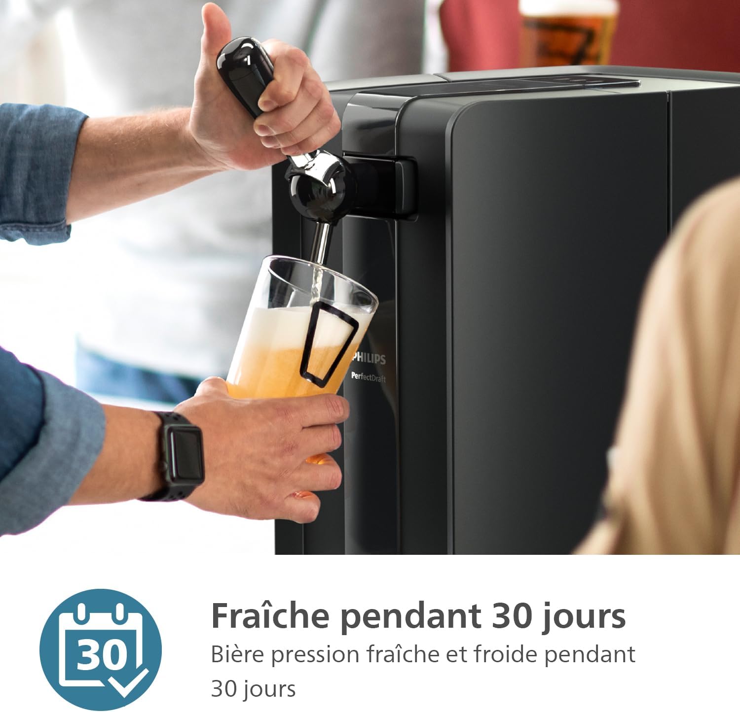 Philips PerfectDraft, Home Beer Dispenser with LCD Display, 6 L Kegs, 70 W (HD3720/25)