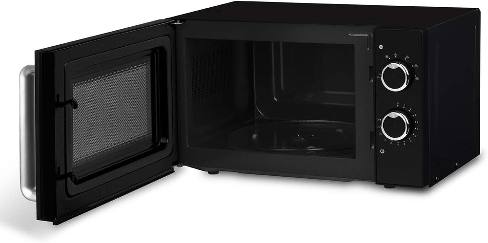 H.Koenig Compact Design Microwave 20L VIO4, Powerful 700W, Turntable 24.5 cm, Multifunction 5 Heating Levels and Defrost Function, Timer up to 30 min, Fast, Worktop