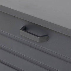 Hespéride - Coffre de rangement Menango graphite 195 x 96 x 108 cm en aluminum traité époxy