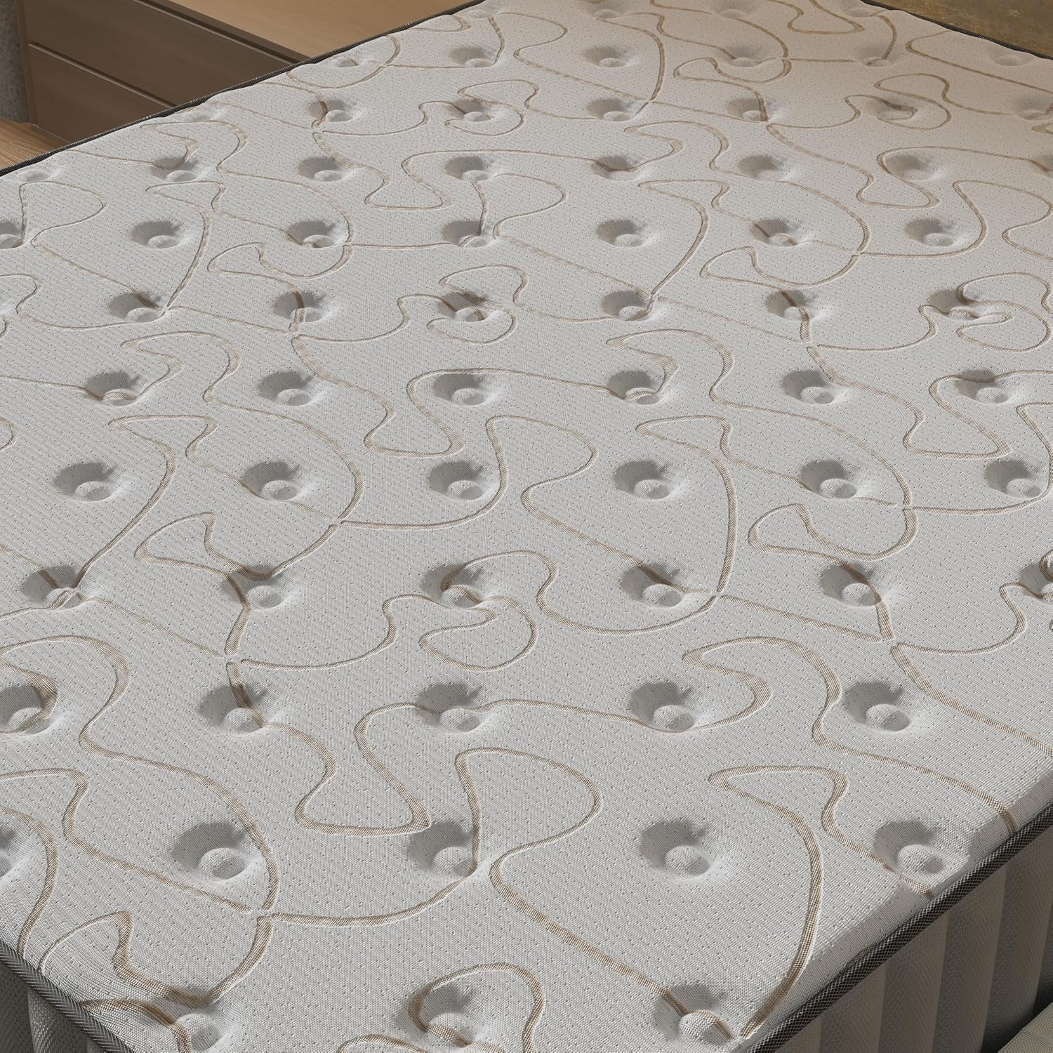 NOVEMBER - Orionis Mattress 120 x 190 cm - Hybrid Technology: HDensity Foam + Memory Foam - Thickness 22 cm - Toning & Wrap Support - Sanitized Label (Anti-Bacterial/Dust Mite)