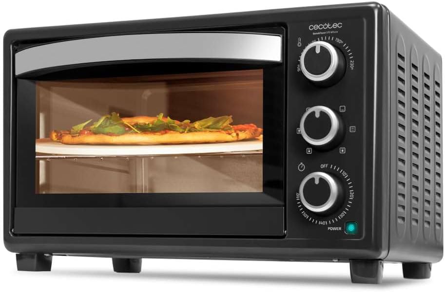 Cecotec Bake&Toast 4600 Black Gyro Countertop Oven, 46 L, 2000 W, 12 Combinable Heating Functions, Includes Rotating Spindle, Crumb Catcher Tray.