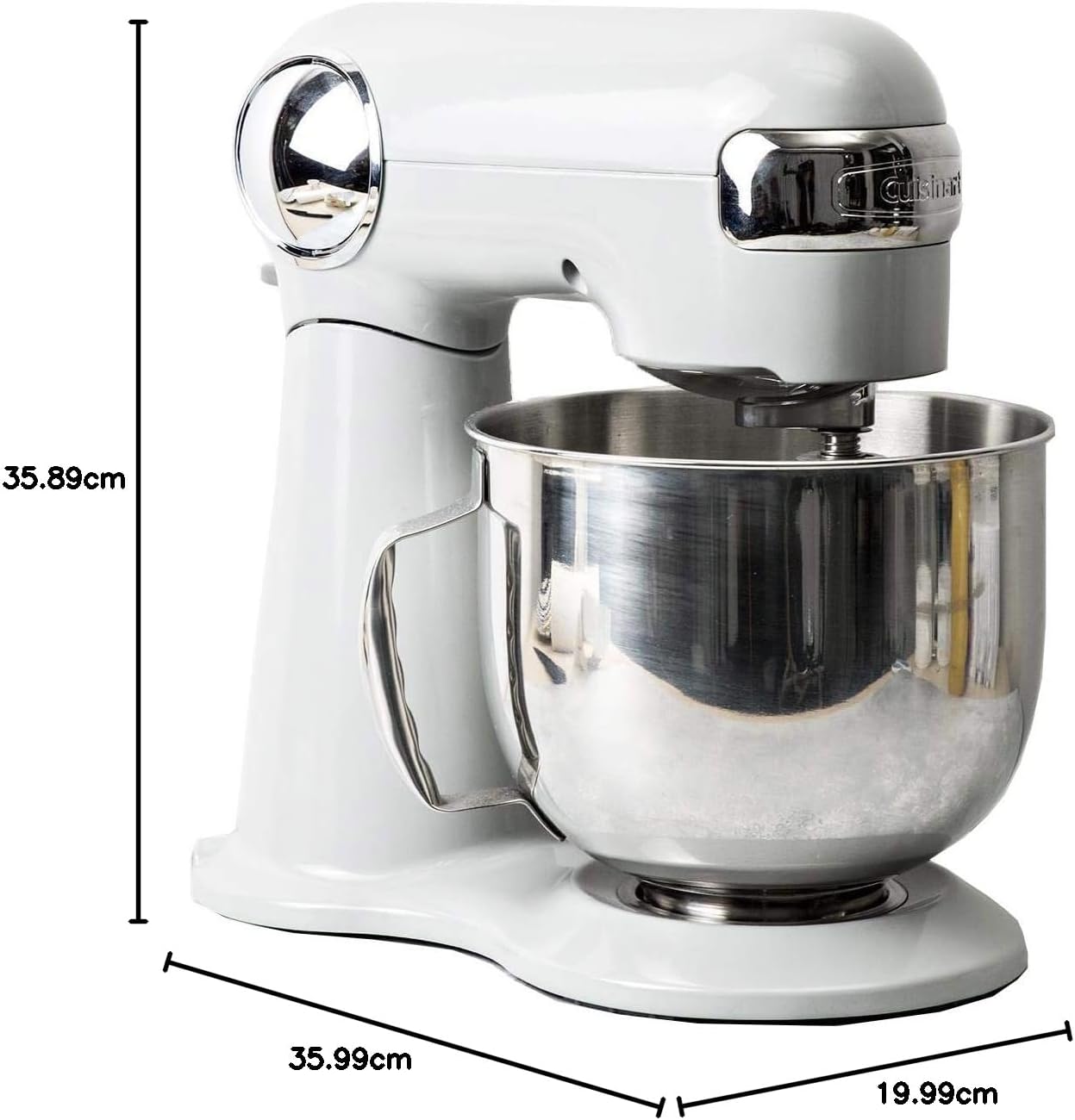 Cuisinart SMD-50BC Precision Pro Mélangeur numérique sur pied de 5,5 litres, métal, doublure argentée
