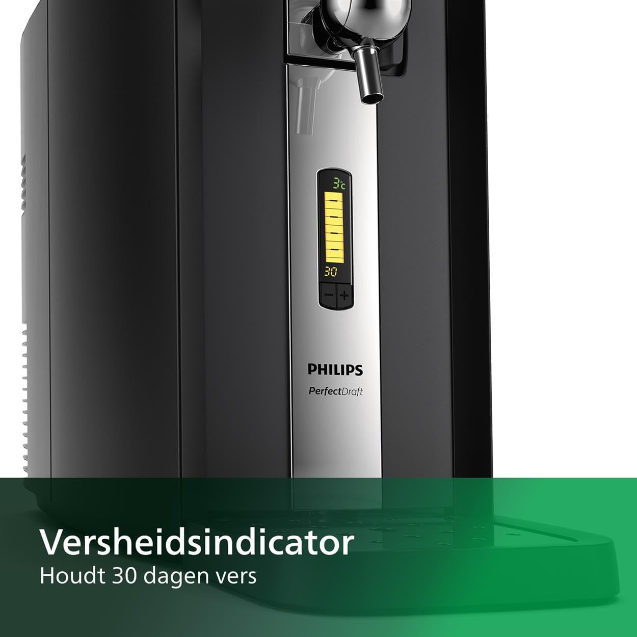 Philips PerfectDraft Home Beer Pump, 6L, Cool Beer at 3 Degrees for 30 Days with LED Indicators (HD3760/90)