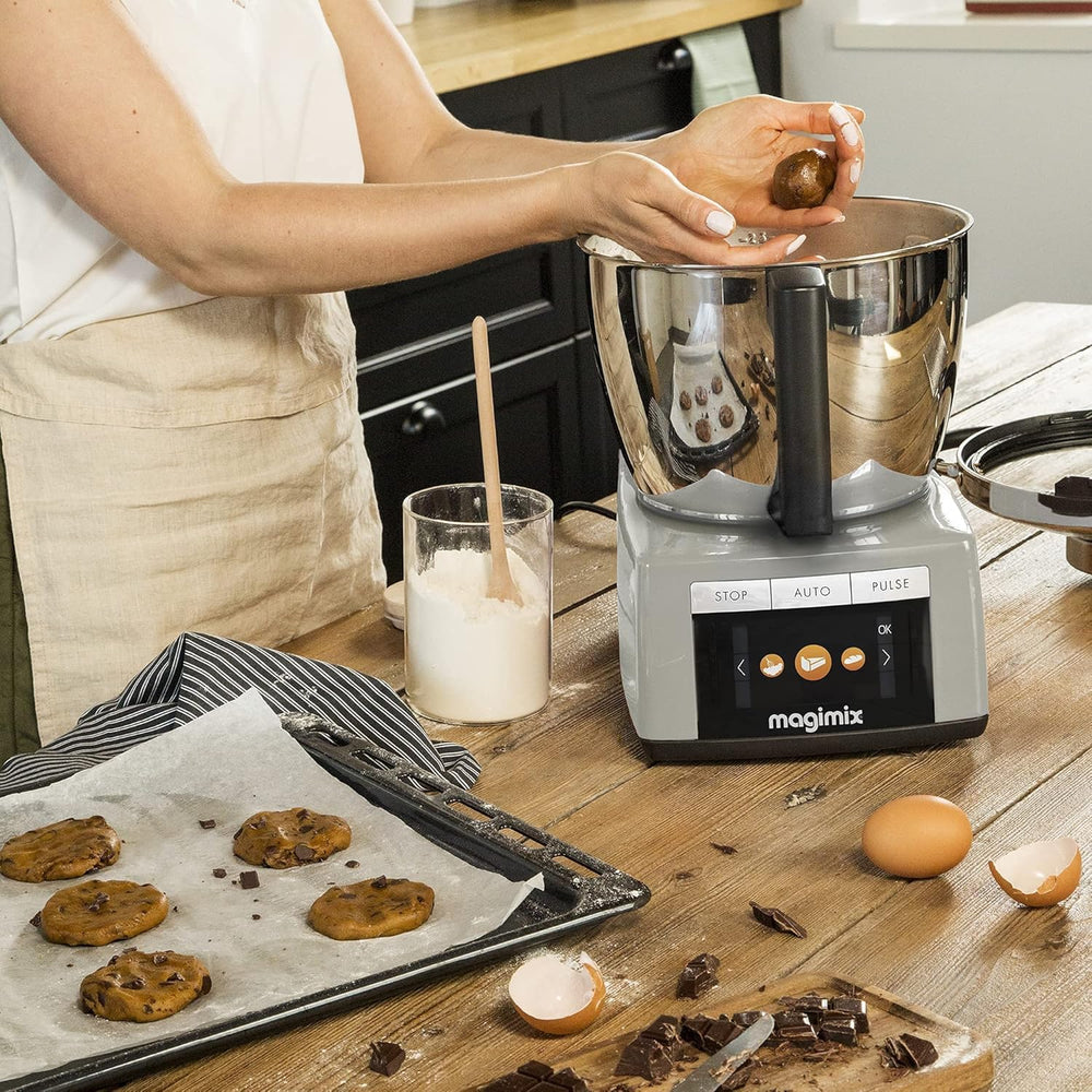 Magimix Cook Expert Chrome 18900 Multi-Function Robot Cooker 3.5L, Professional Motor, Matt Chrome