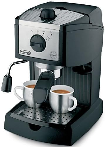 DeLonghi EC155 15 Bar Espresso and Cappuccino Machine, Black
