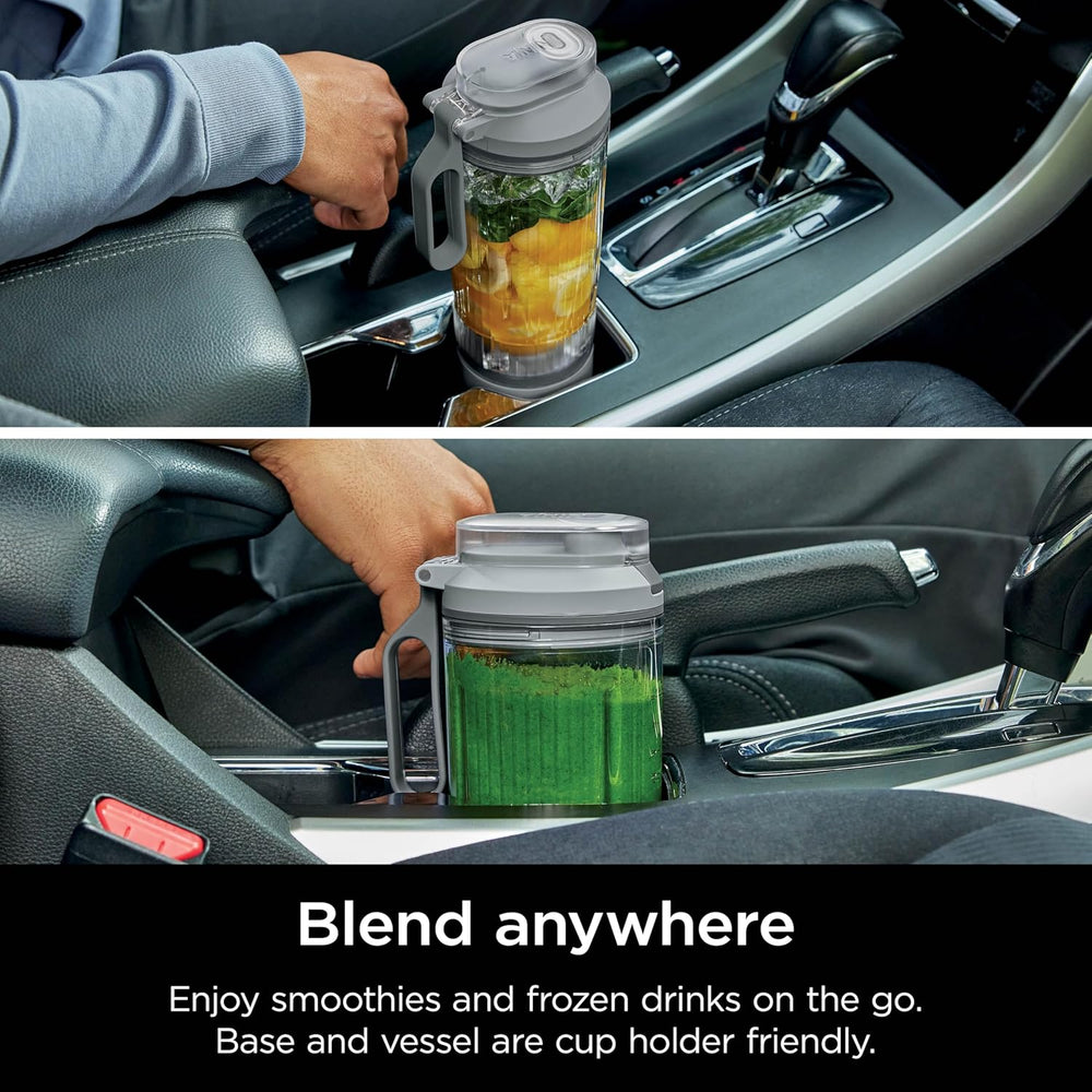 Ninja Blast Max, Portable Blender + Twist & Go, Personal Smoothie, Blend, Ice Crush, 3 Programs, Cordless, 22 oz removable Vessel, Dishwasher Safe, Leakproof, Navy, BC251NV