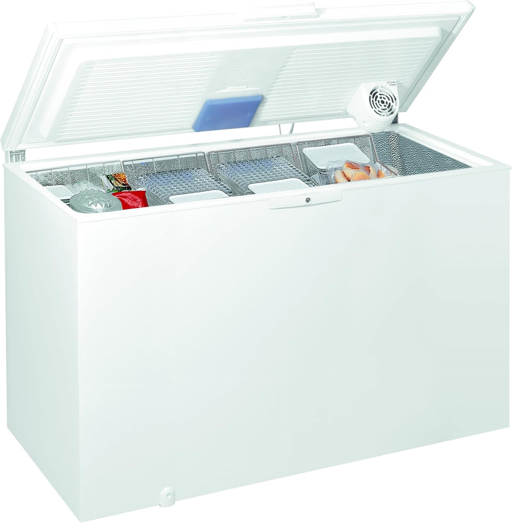 Whirlpool WHE39392 T Autonome Coffre 390L A++ Blanc Congélateur 390L 18 kg/24h SN-T, A++, Blanc