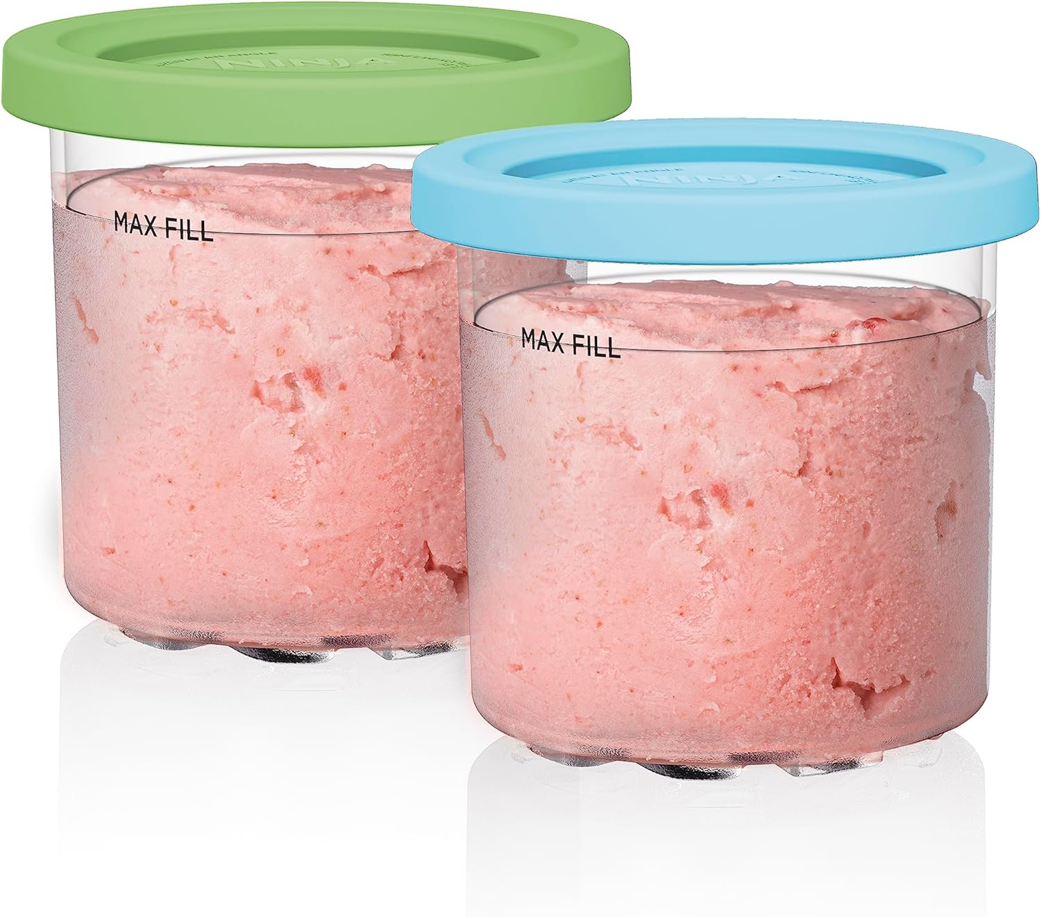 Ninja CREAMi Deluxe Ice Cream & Frozen Treat Maker for Ice Cream, Sorbet, Milkshakes, Frozen Yogurt, & More, 11-in-1, XL Capacity, Silver, Includes (2) Family-Sized 24 oz. Tubs, NC501